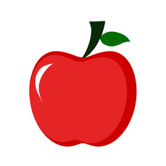 red apple illustration