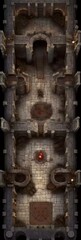 DnD Battlemap castle, interior, battlemap, large, room, pillars