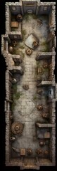 DnD Battlemap castle, interior, battlemap, detailed, map, epic