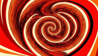 Abstract time warp background with swirling patterns and time-related motifs.
