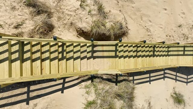 Direct Aerial over the new beach Access Stairs.