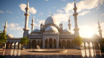 Fototapeta premium Sheikh Zayed Grand Mosque in Abu Dhabi, United Arab Emirates