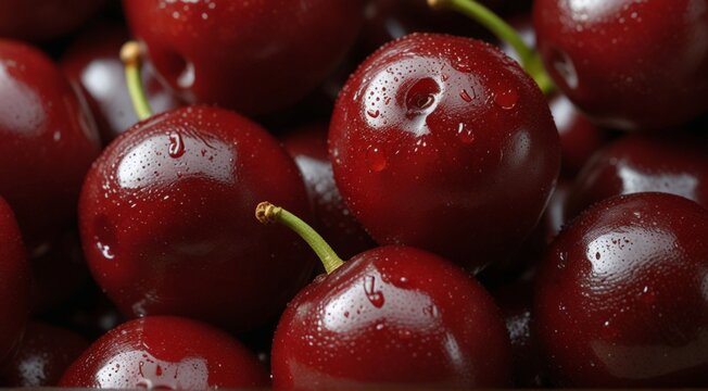 cherries on the market