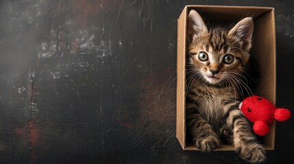 kitty in a box