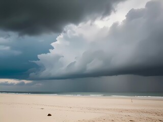 storm over the beach