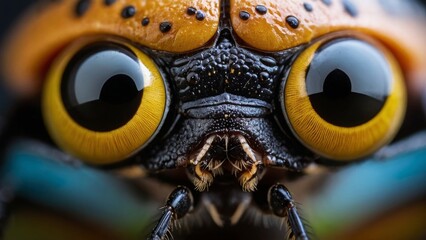 昆虫の目クローズアップ,Generative AI AI画像