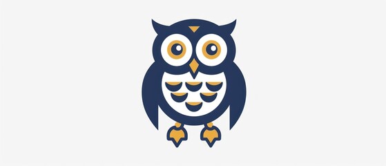 A wise owl, outlined in subtle radiance, embodies customer wisdom and discernment in minimalist form.