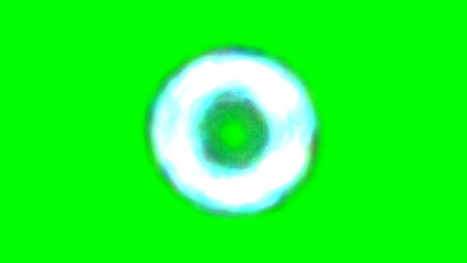 number eight made of spheres