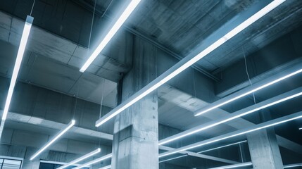 Warehouse Ceiling Lighting Industrial Flourescent Bulbs