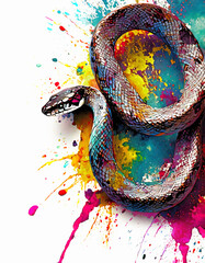 Obraz premium Vivid snake