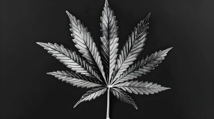 CANNABIS LEAF CONCEPT ILLUSTRATION