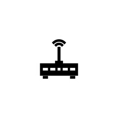 Obraz premium WIFI router icon isolated on white background