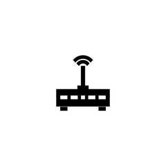 WIFI router icon isolated on white background