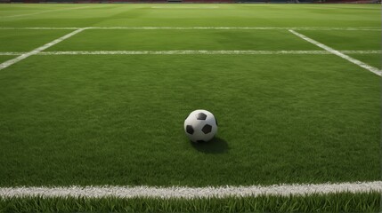 soccer ball on green grass