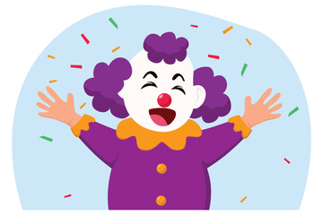 April Fools Flat Illustration Design