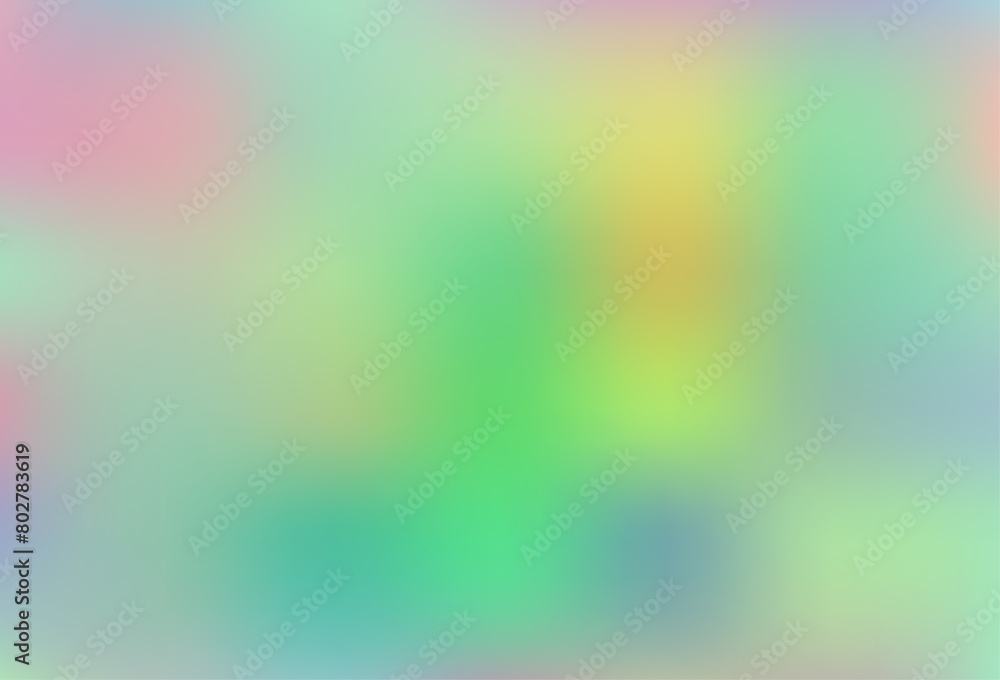 Poster light green vector abstract bokeh pattern.