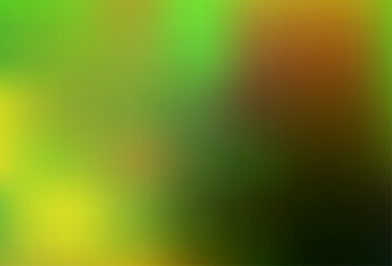 Light Green, Yellow vector abstract bokeh pattern.