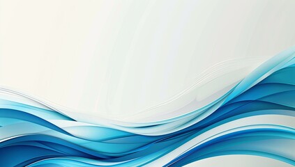 light blue abstract wavy buisness background
