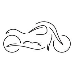 motor sport icon isolated on white background, vector illustration.