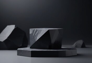 glass of water on black