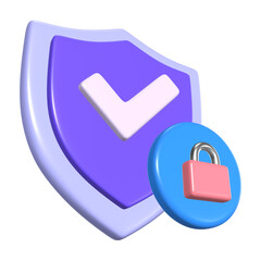 Antivirus 3D Illustration Icon