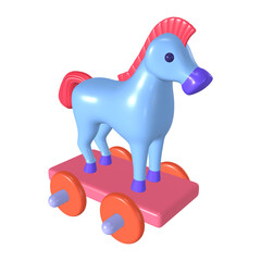 Trojan 3D Illustration Icon