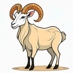 Obraz premium illustration of a goat
