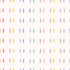 Seamless hand drawn pattern. Abstract background with hand drawn doodle shapes.