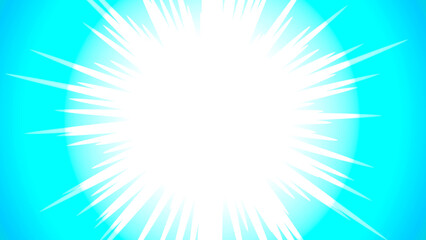 abstract blue background with rays