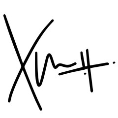 Letter X Signature