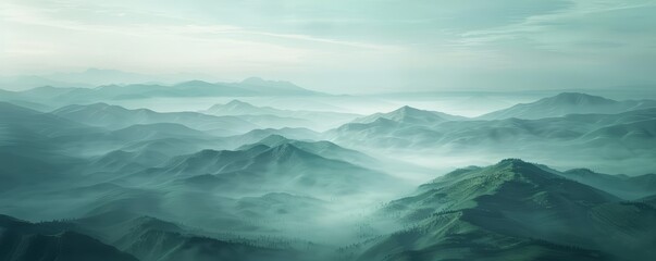 Create a realistic matte painting of a mountain landscape