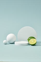 Simple object and lime setup for product photography and compositing
