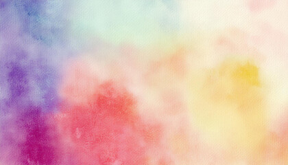 Abstract soft watercolor background. multi color texture on paper sheet
