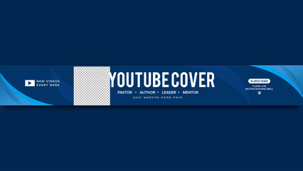 YouTube banner cover template channel art design