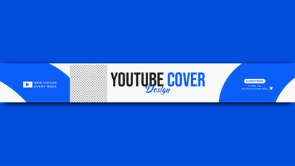 Blue Profeesional YouTube Banner design