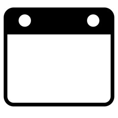 Calendar or appointment schedule icon