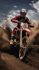 full of action racing event with the best riders