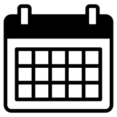 Calendar or appointment schedule icon