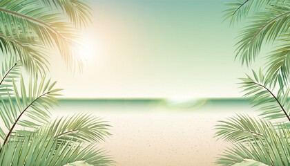 Bright and Vibrant Summer Banner Background