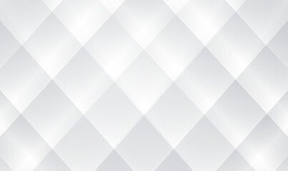 Abstract background of white gradient squares. White futuristic square background can be used in cover design, book design, poster, cd cover, flyer, website background or advertisement. Vector EPS10.