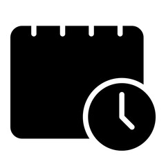 time and date, calenda with clock icon