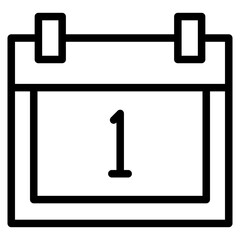 Calendar or appointment schedule icon