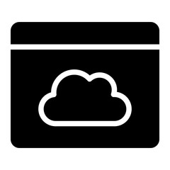 calendar with cloud icon