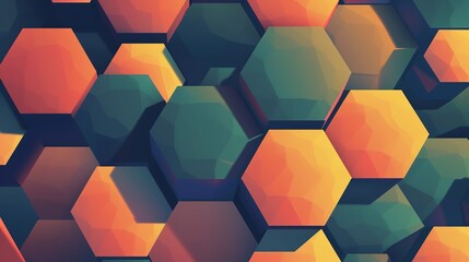 Clean and minimal pixel art featuring an abstract hexagon pattern, showcasing simplicity and geometric precision