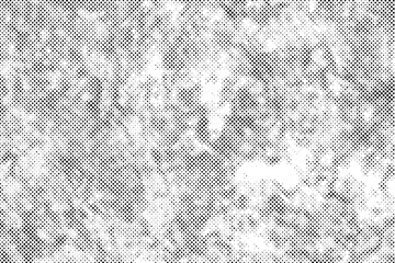 Vector black halftone pattern texture abstract on white background.