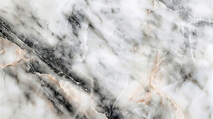 a white marble background with a black and white pattern