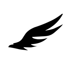 Wing silhouette icon