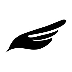 Wing silhouette icon
