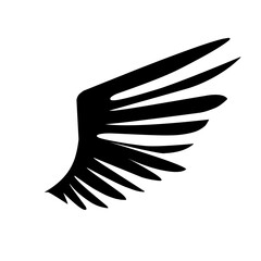 Wing silhouette icon