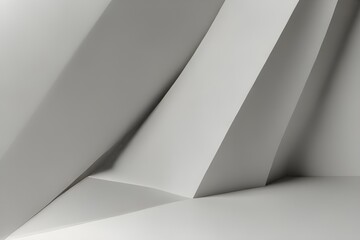 Minimalist abstract white background Generative AI 